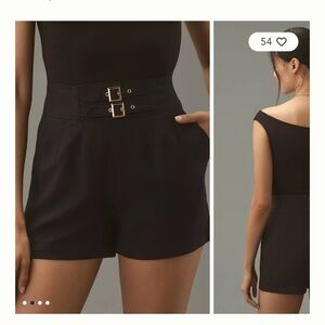 NWT Bishop + Young Kimberly high waisted shorts size medium -anthropology